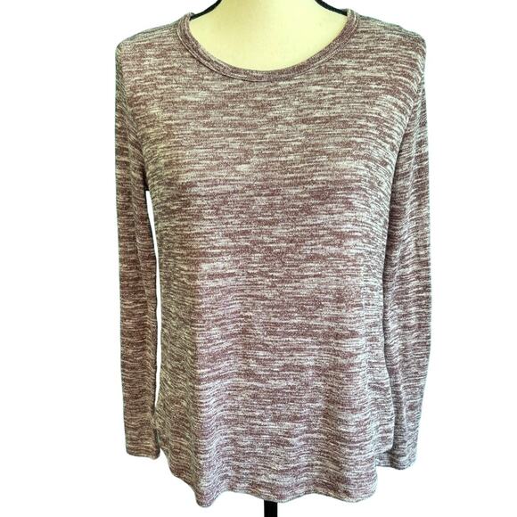 Old Navy Tulip Back Getting Figgy Maroon Pullover Knit Sweater Women's Small - Picture 1 of 10